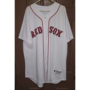 Baseball Jersey Boston Red Sox Size 48 White Majestic